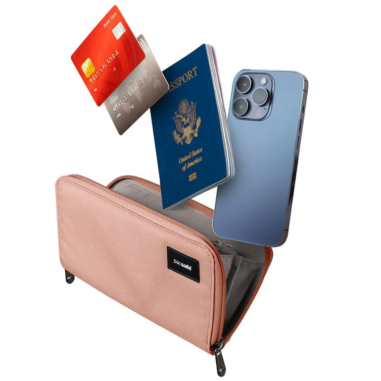 Pacsafe Wallets Jet Black Pacsafe RFIDsafe™ RFID Blocking Continental Wallet