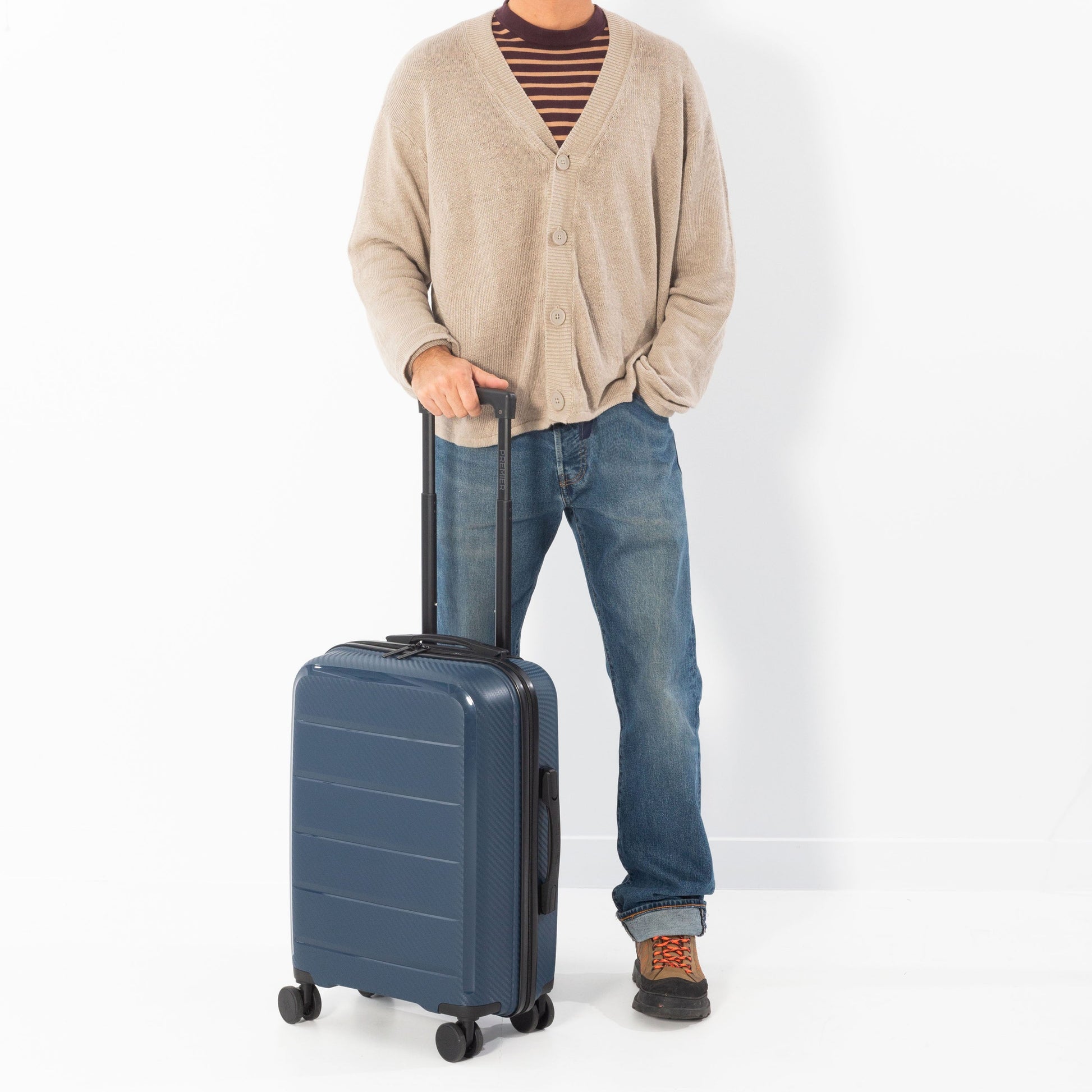 Premier Luggage Navy Premier Porter 20" Hardside Carry-On Luggage