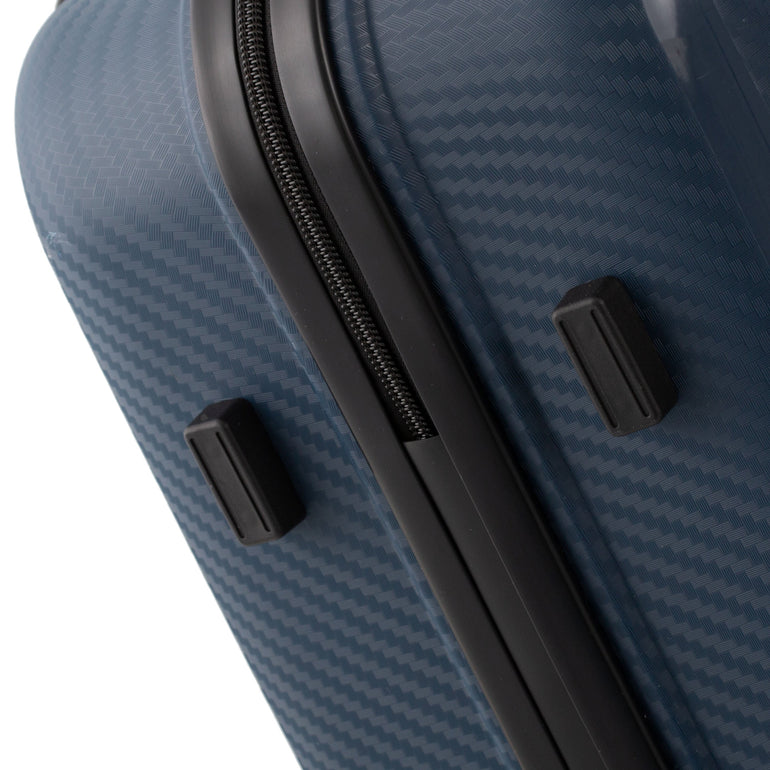 Premier Luggage Navy Premier Porter Hardside Large Checked Luggage