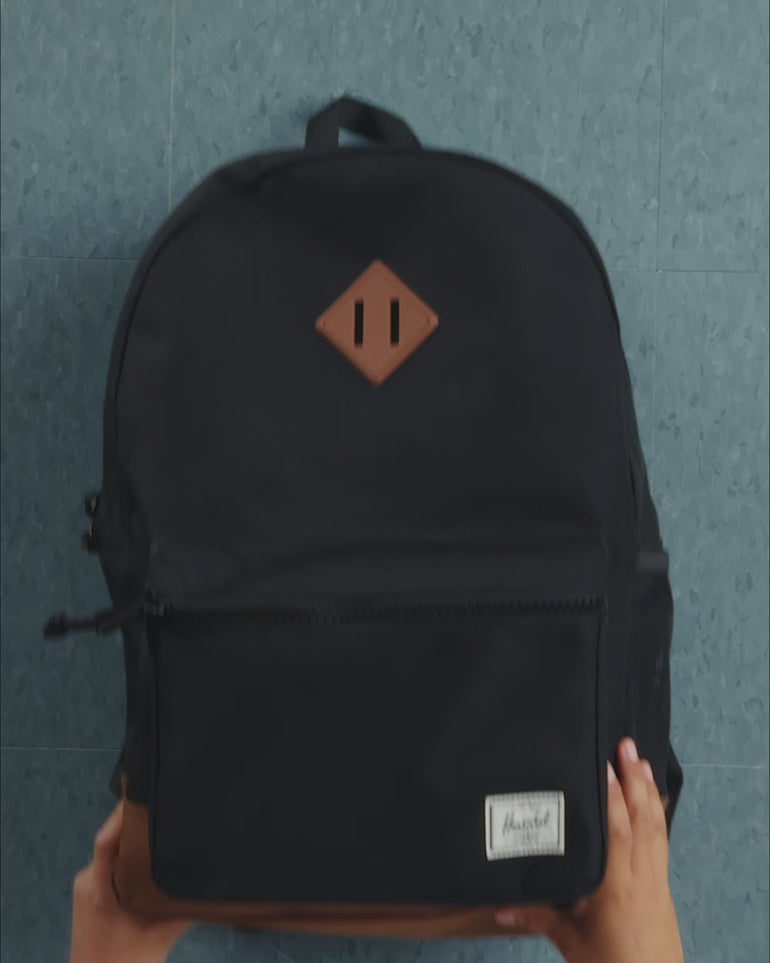 Herschel Heritage Sac à dos jeunesse - Dark Sea/Saddle Brown