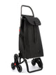 Rolser Shopping Cart Black Rolser I-Max Tweed 6 Wheel Stair Climber Foldable