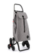 Rolser Shopping Cart Grey Rolser I-Max Tweed 6 Wheel Stair Climber Foldable