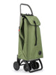 Rolser Shopping Cart Olive Rolser I-Max MF 4 Wheel 2 Swiveling Foldable Shopping Trolley
