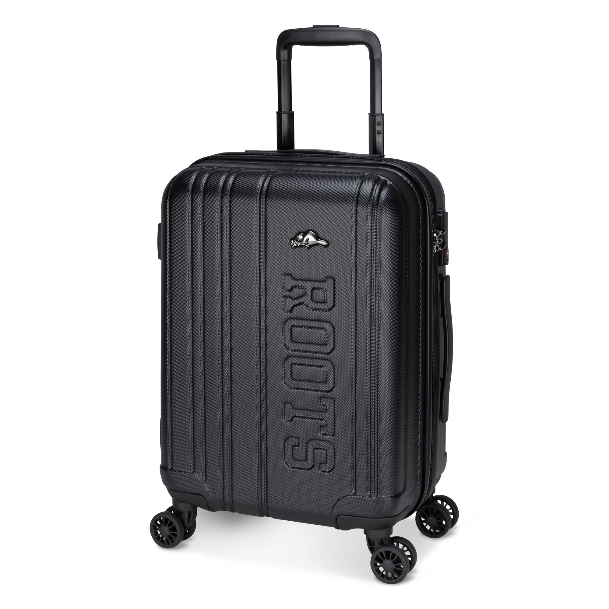 Roots Luggage Black Roots Identity Spinner 20" Carry-On Luggage