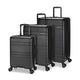 Roots Luggage Black Roots Travel Expandable Spinner 3-Piece Luggage Set