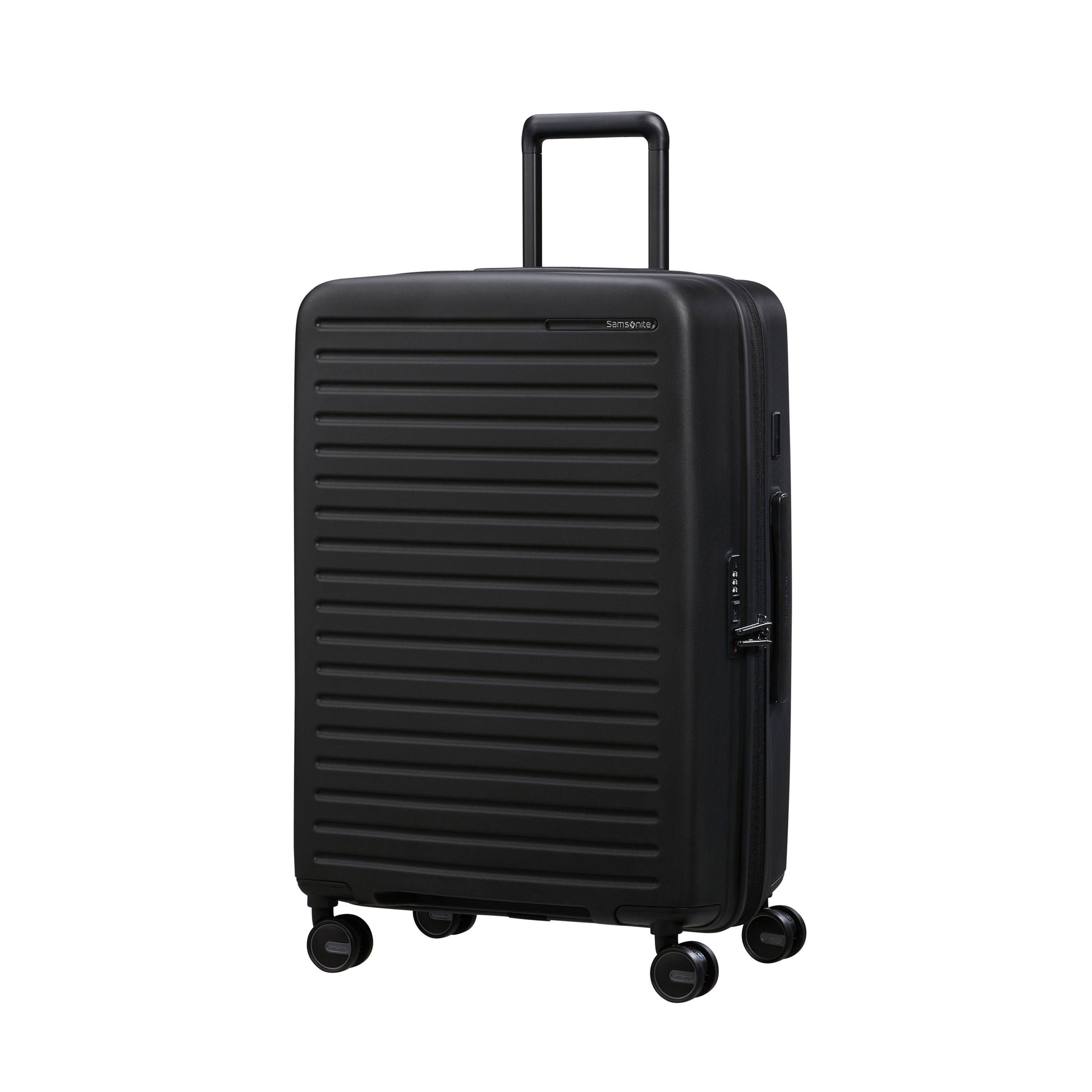 Samsonite Luggage Black Samsonite Restackd Spinner Medium Expandable Luggage