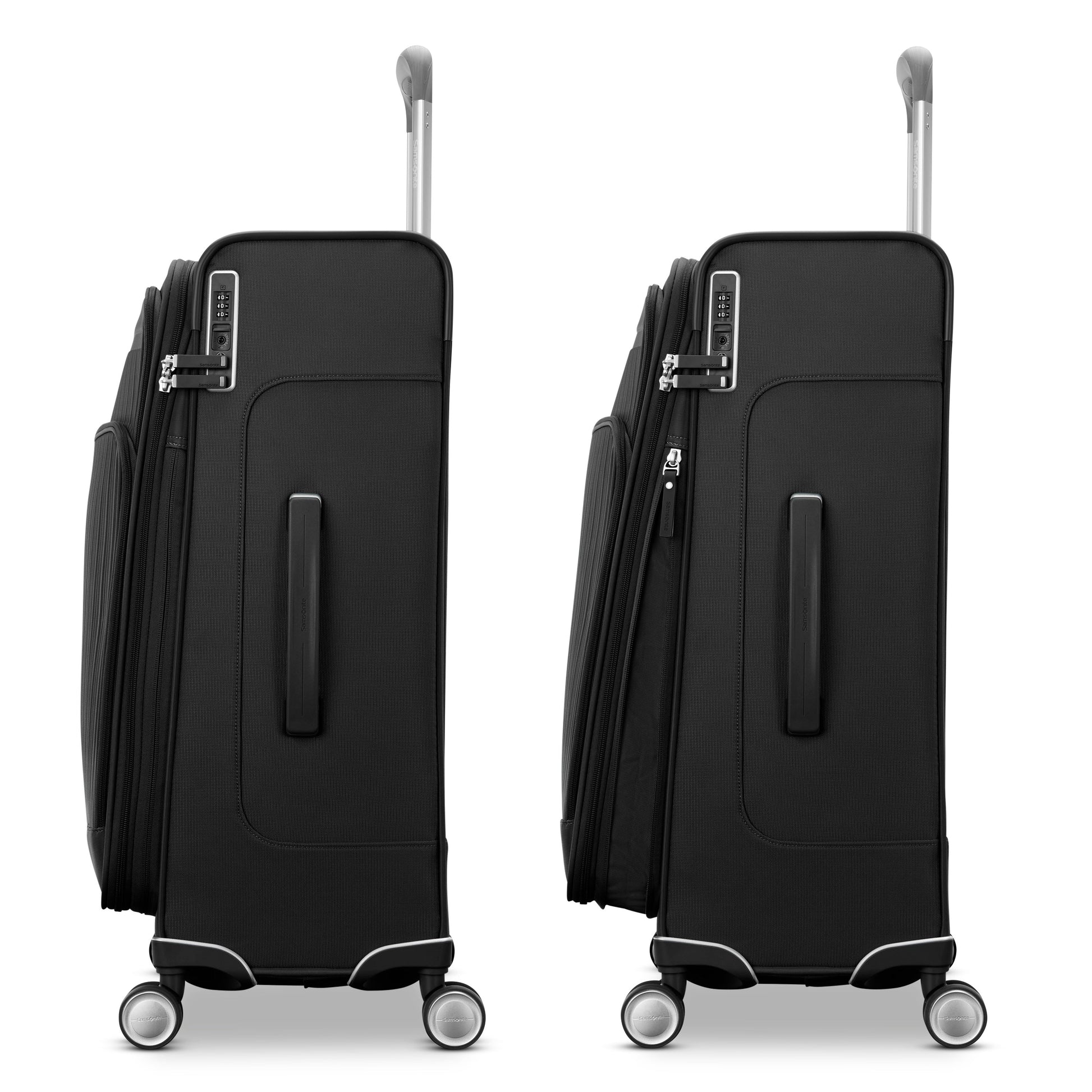 Samsonite Luggage Black Samsonite Silhouette 18 Softside Spinner Expandable Medium Luggage