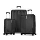 Samsonite Luggage Phantom Black Samsonite Uplift Hardside Spinner 3-Piece Nested Luggage Set