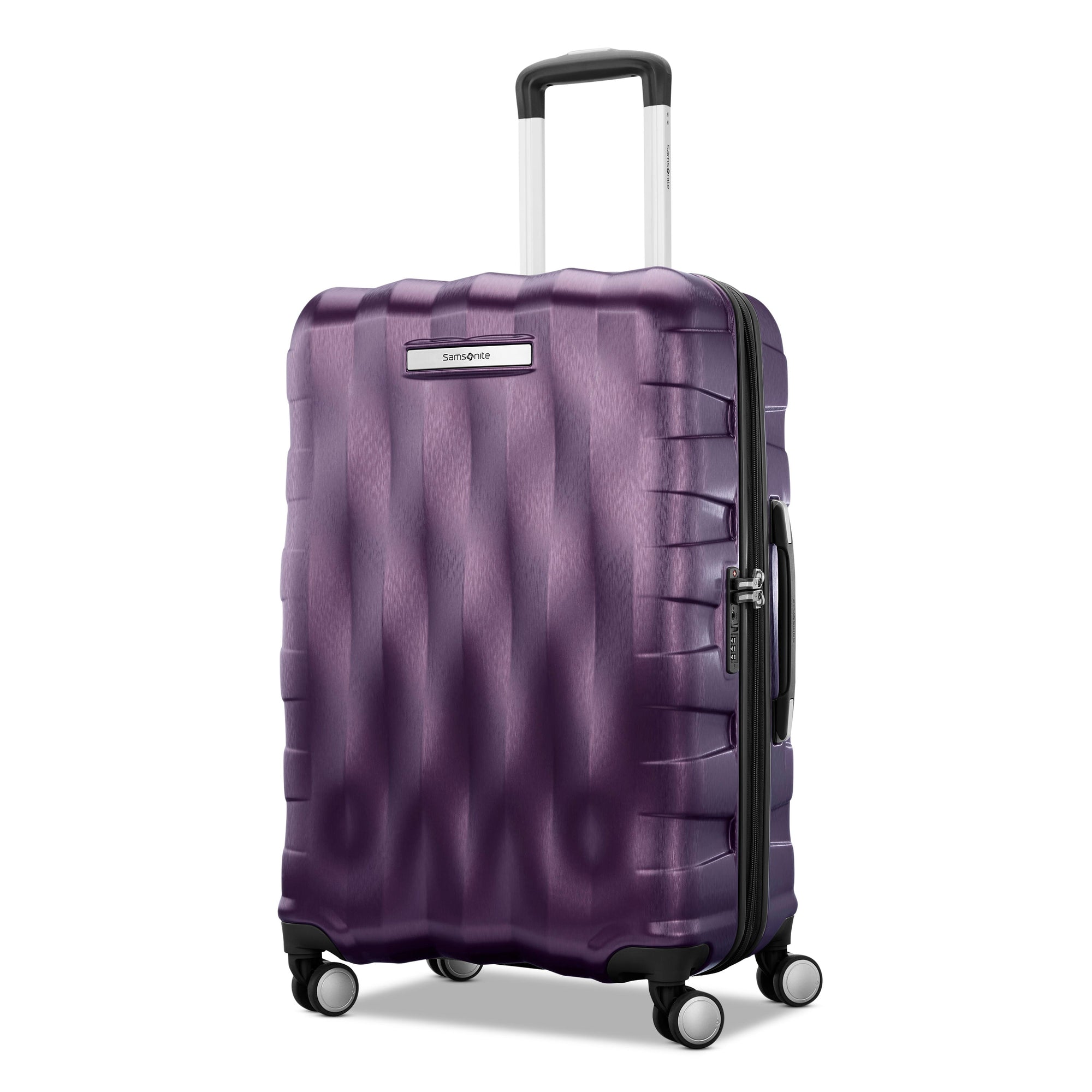 Samsonite Luggage Purple Samsonite Ziplite 6 Spinner Medium Expandable Luggage