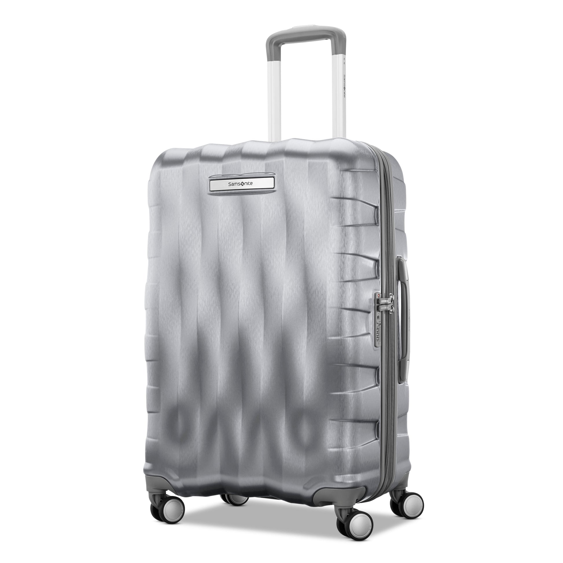 Samsonite Luggage Silver Samsonite Ziplite 6 Spinner Medium Expandable Luggage