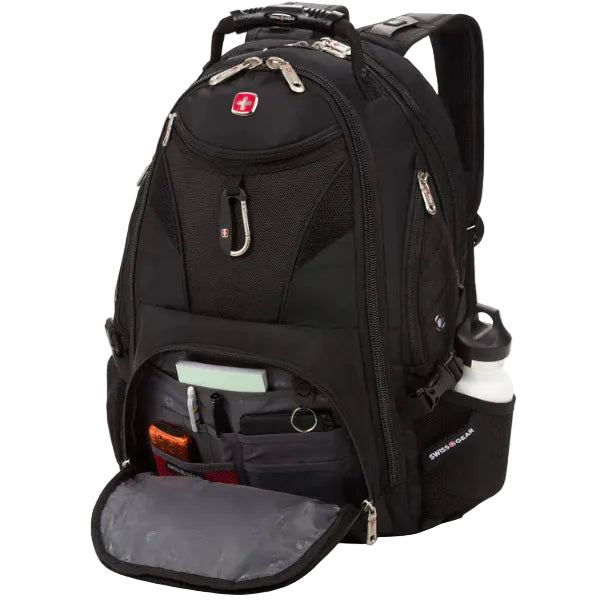Swiss Gear Backpacks Black Swiss Gear The 1900 ScanSmart Laptop Backpack