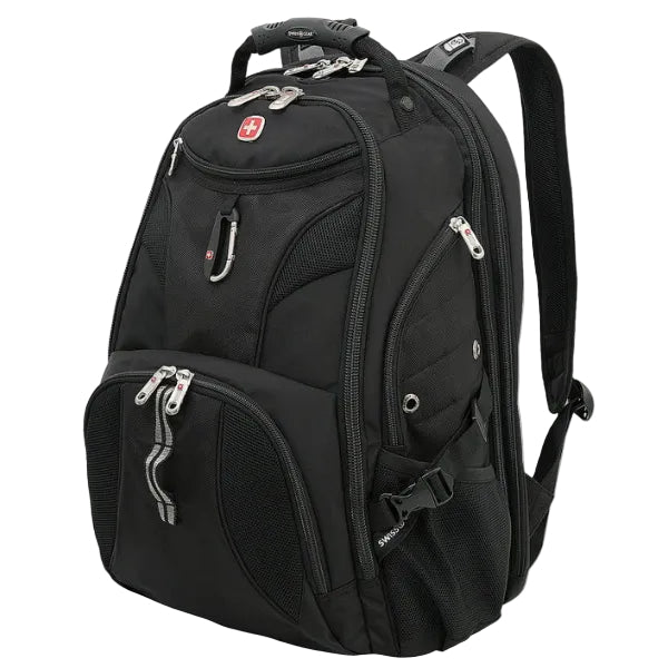 Swiss Gear Backpacks Black Swiss Gear The 1900 ScanSmart Laptop Backpack