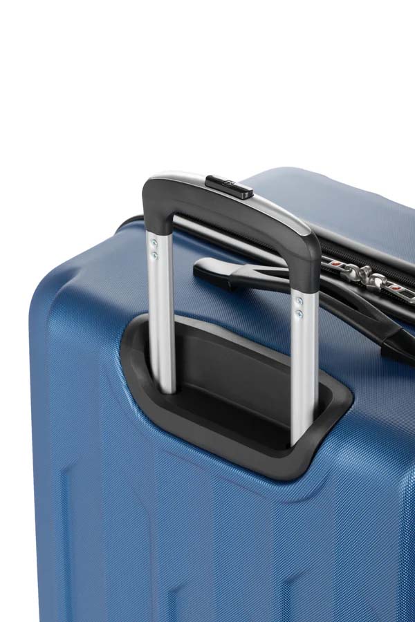 Swiss Gear Luggage Blue Swiss Gear The Chrome Large Checked Spinner Luggage