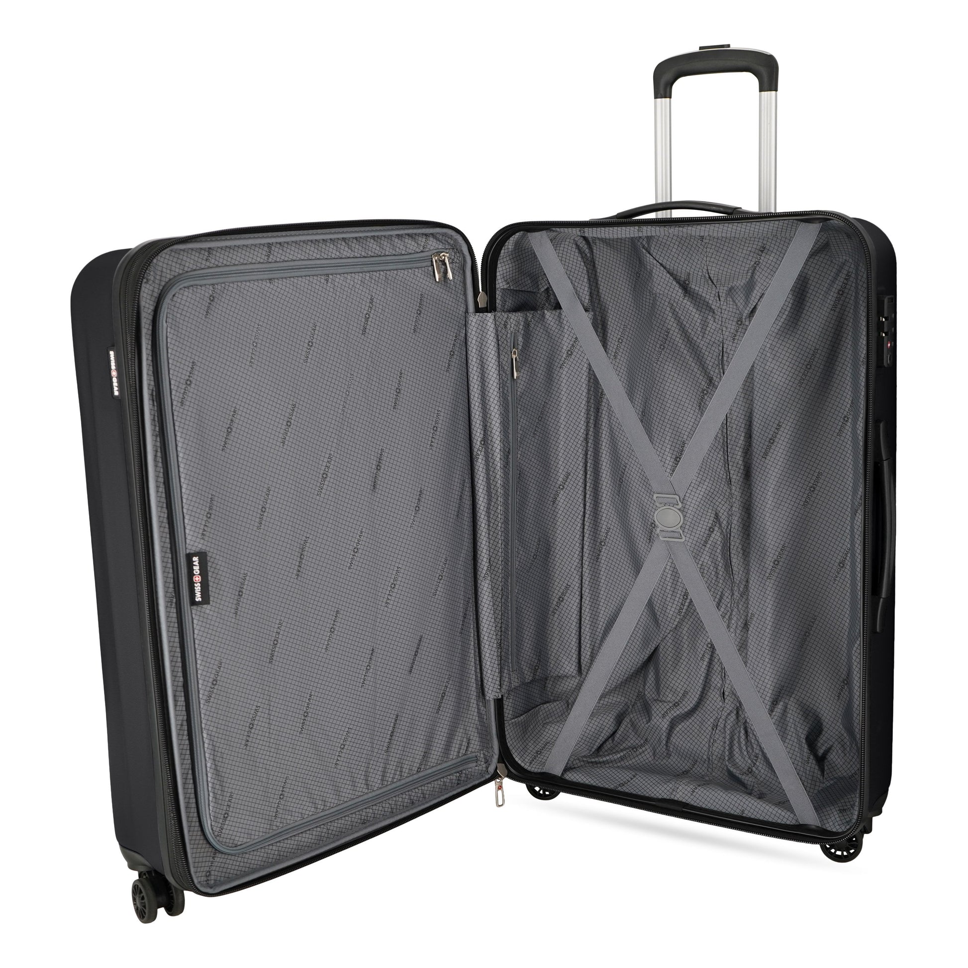 Swiss Gear Luggage Swiss Gear Chrome Reserve Expandable 3-Piece Spinner Luggage Set