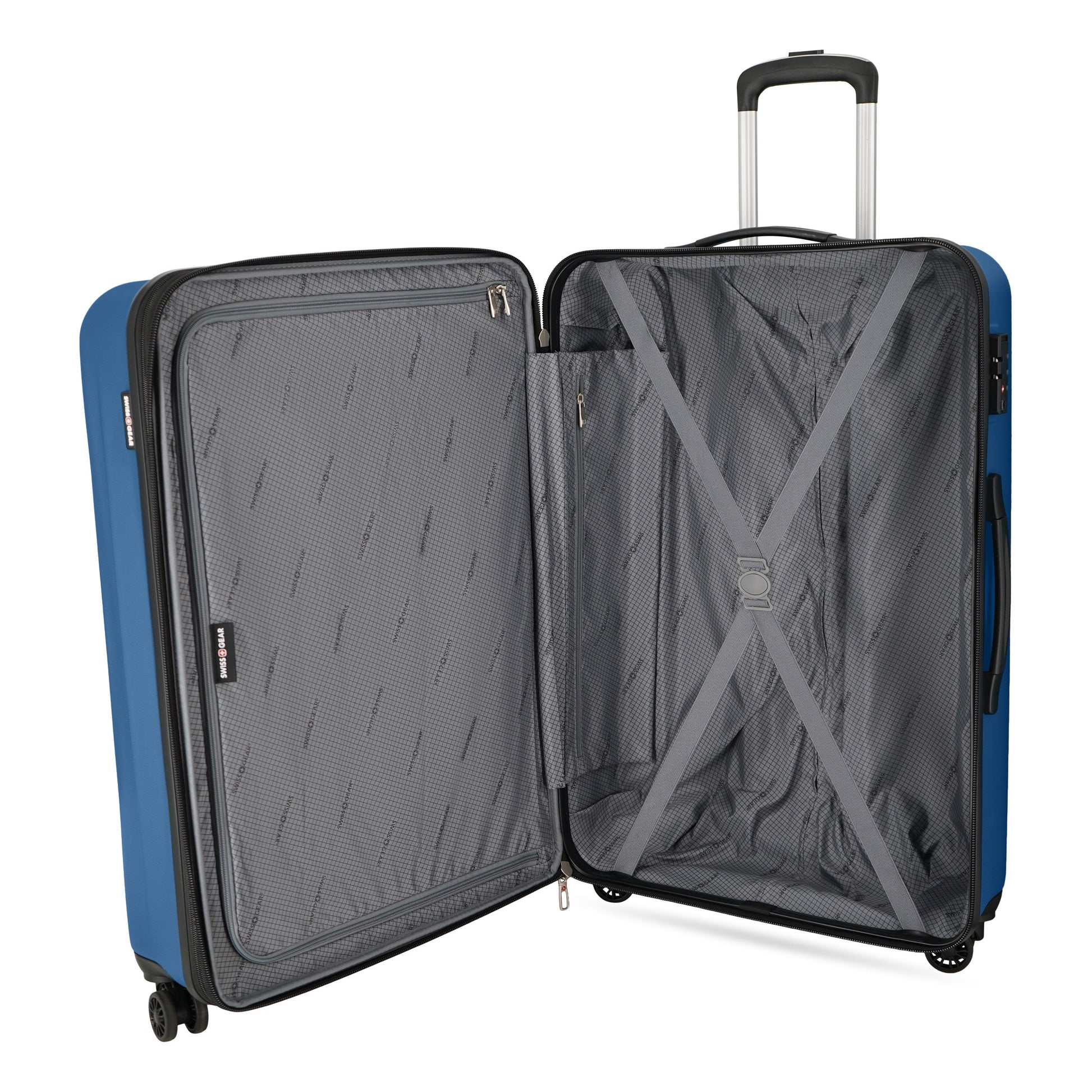 Swiss Gear Luggage Swiss Gear Chrome Reserve Expandable 3-Piece Spinner Luggage Set