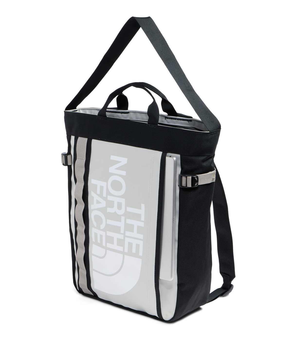 The North Face Backpacks Cumulus Cloud/TNF Black/Stone Slab The North Face Base Camp Tote Pack - Cumulus Cloud/TNF Black/Stone Slab