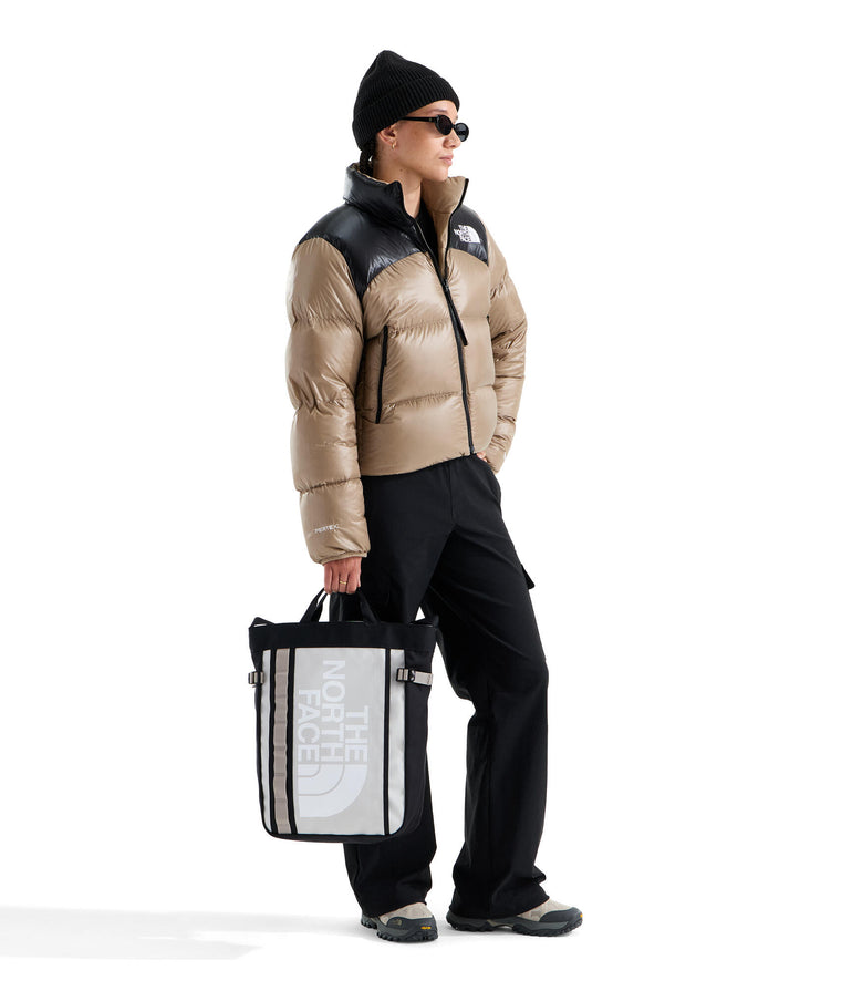 The North Face Backpacks Cumulus Cloud/TNF Black/Stone Slab The North Face Base Camp Tote Pack - Cumulus Cloud/TNF Black/Stone Slab