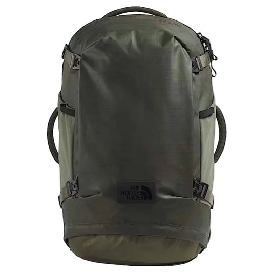 The North Face Backpacks New Taupe Green/TNF Black The North Face Base Camp Voyager Pro Travel Pack - New Taupe Green/TNF Black