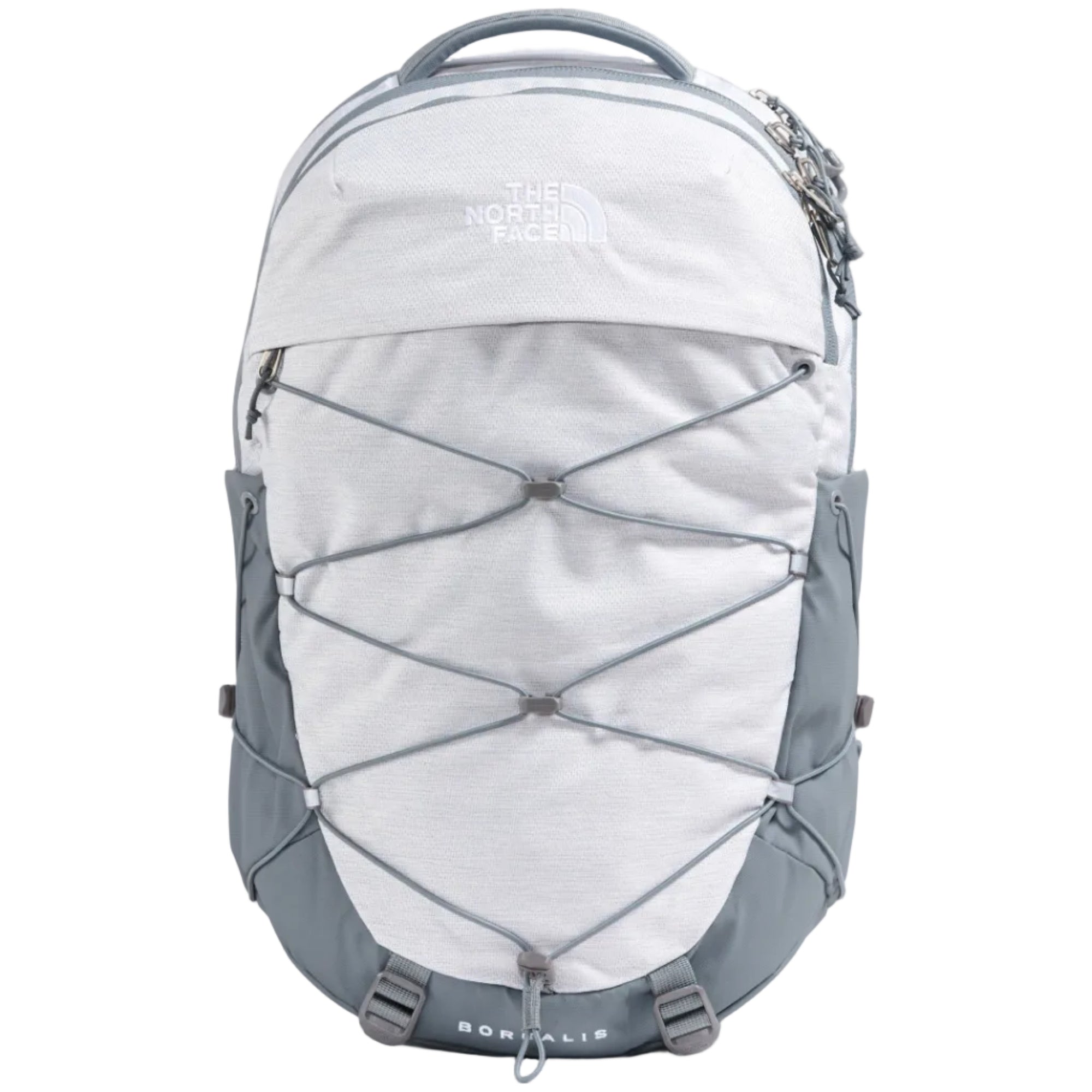 The North Face Backpacks TNF White Metallic Mélange/Mid Grey-NPF The North Face Women’s Borealis Backpack