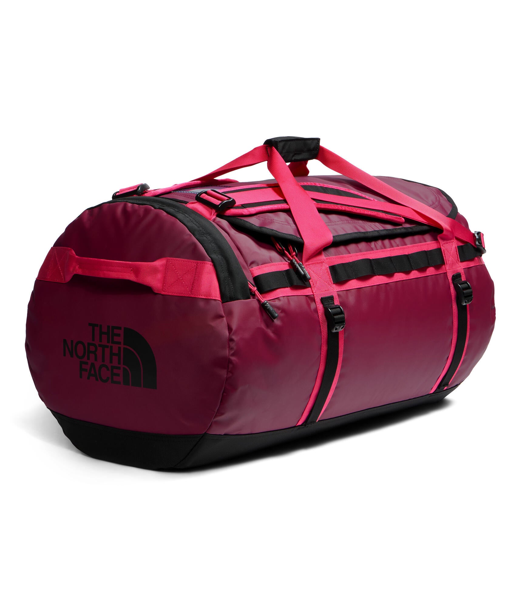 The North Face Duffles Burgundy Crush/TNF Black/Lali Guran The North Face Base Camp Duffel—L