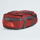 The North Face Duffles Iron Clay/Anthracite Grey/Lava Red The North Face Base Camp Voyager Duffel—32L