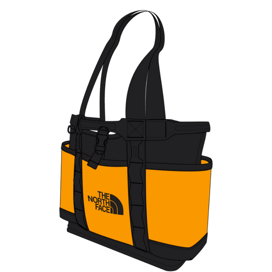 The North Face Tote Bag Summit Gold/TNF Black The North Face Base Camp Utility Tote - Summit Gold/TNF Black
