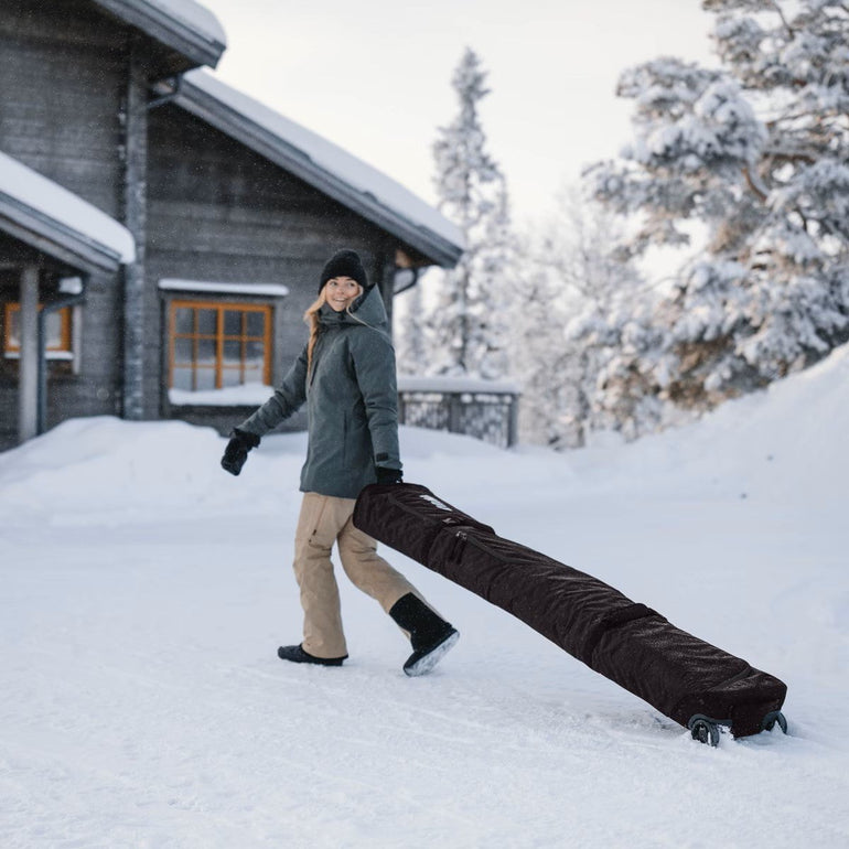 Thule Ski Bag Black Thule RoundTrip Ski Roller Bag 175cm - Black