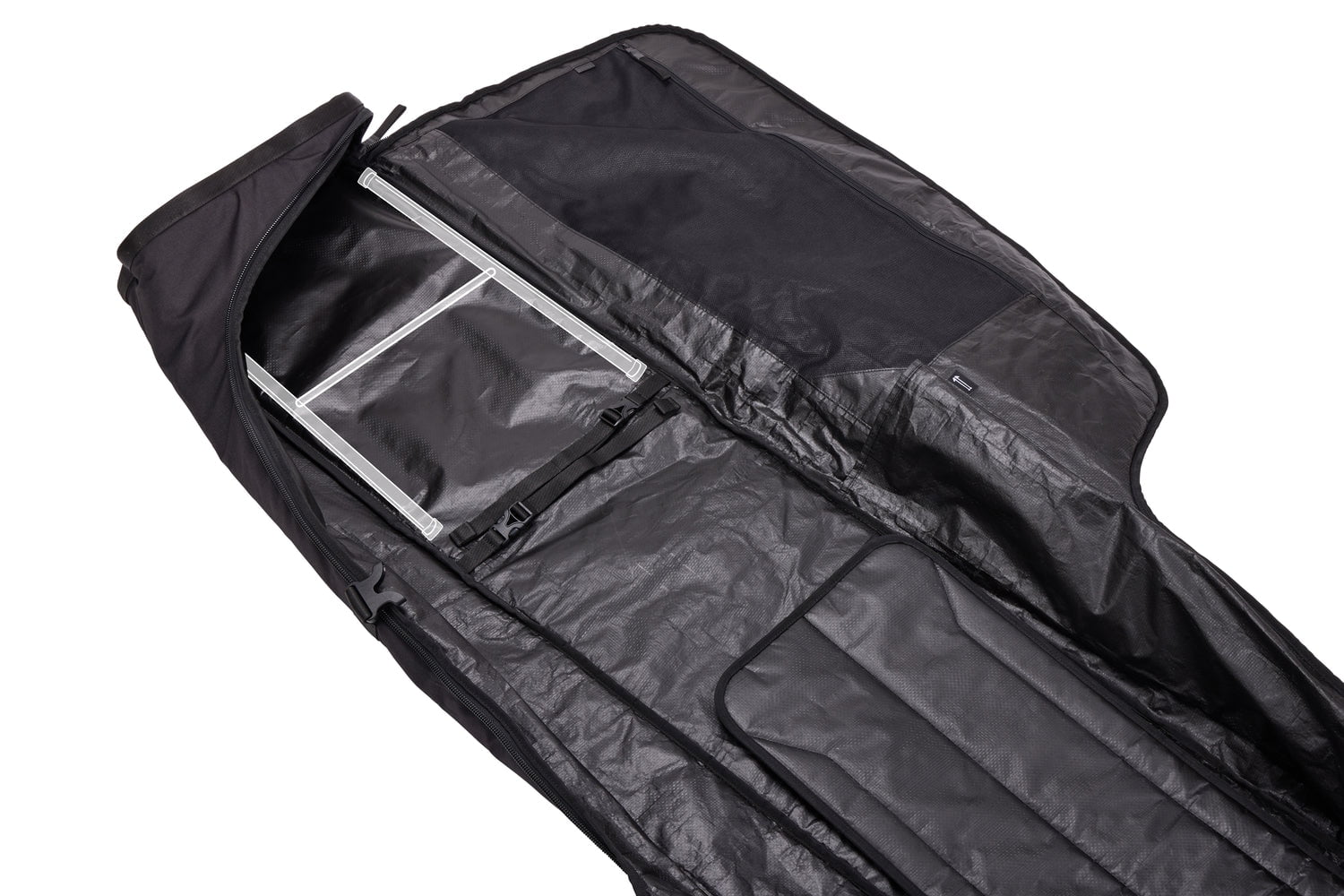 Thule Ski Bag Black Thule RoundTrip Ski Roller Bag 175cm - Black