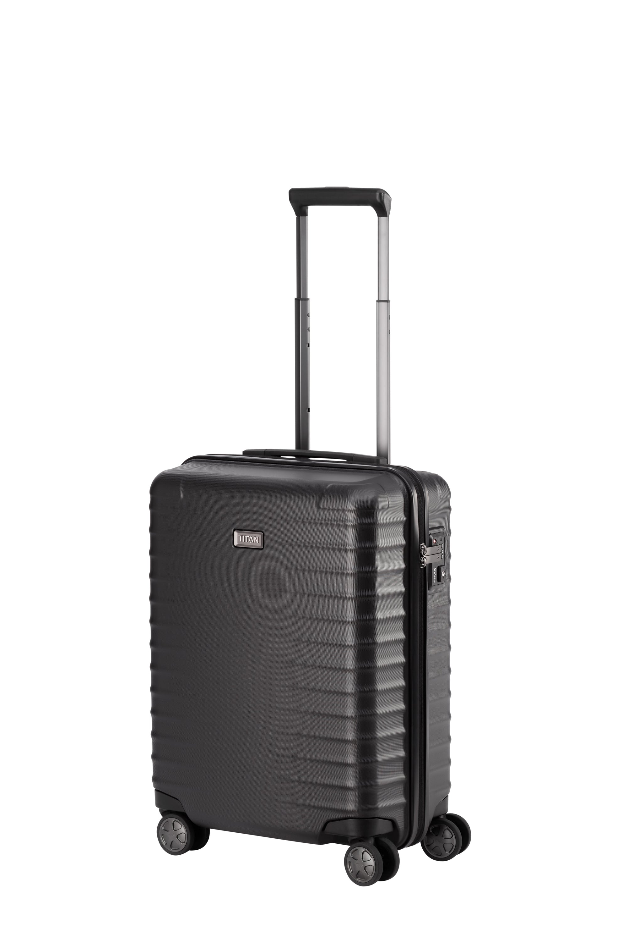 Titan Luggage Black Titan LITRON Trolley S Carry-On Luggage
