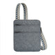 Travelon Cross-Body Bag Gray Heather Travelon Anti-Theft Boho Slim Bag