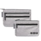 Travelon Passport Case Gray Heather Travelon World Travel Essentials Set of 2 Currency & Passport Organizers