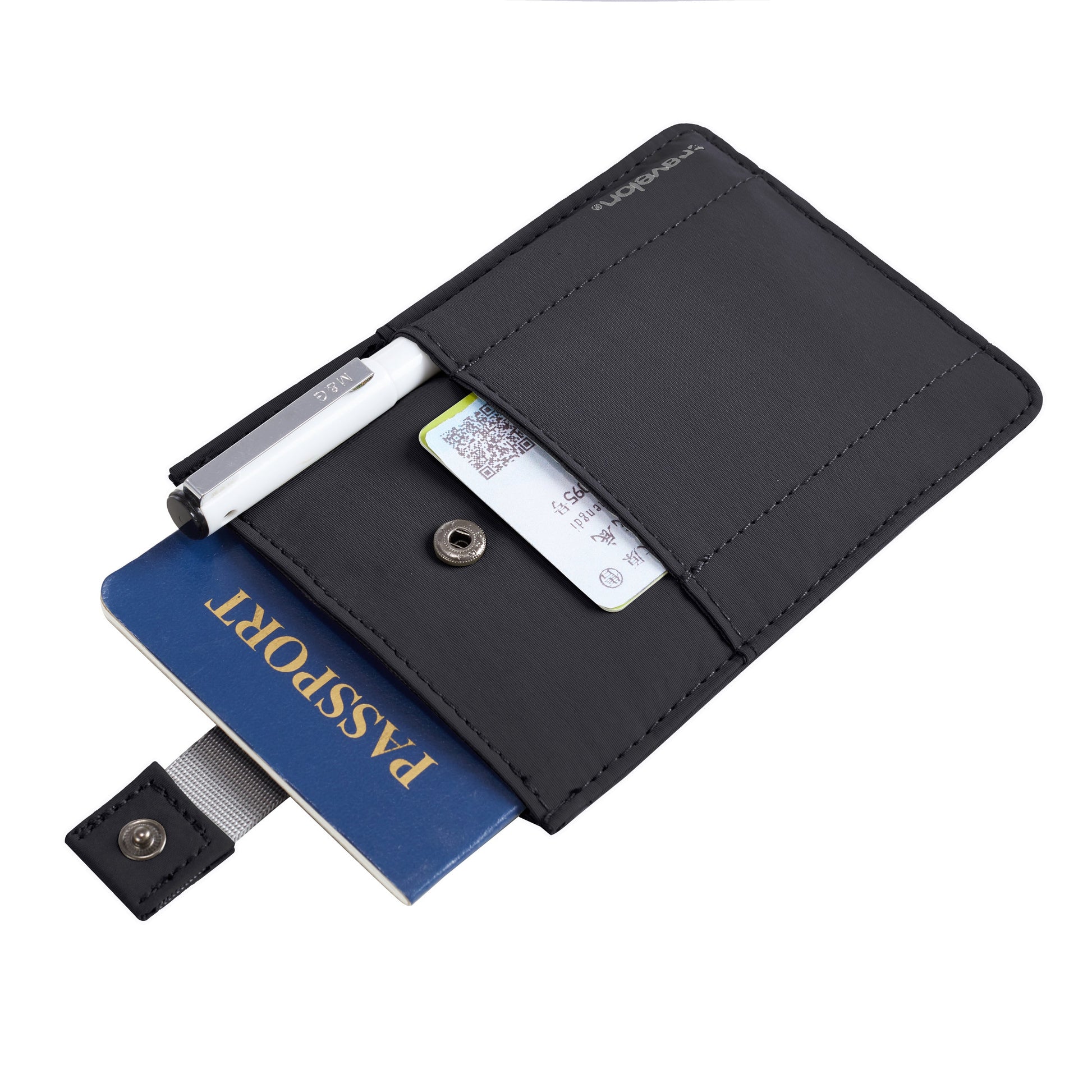 Travelon Passport Case Travelon RFID Blocking Pull-Up Passport Holder
