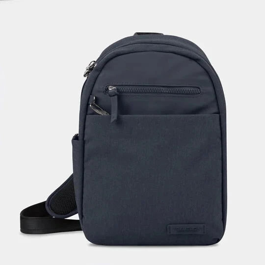 Travelon Sling Bag Navy Heather Travelon Anti-Theft Metro Sling
