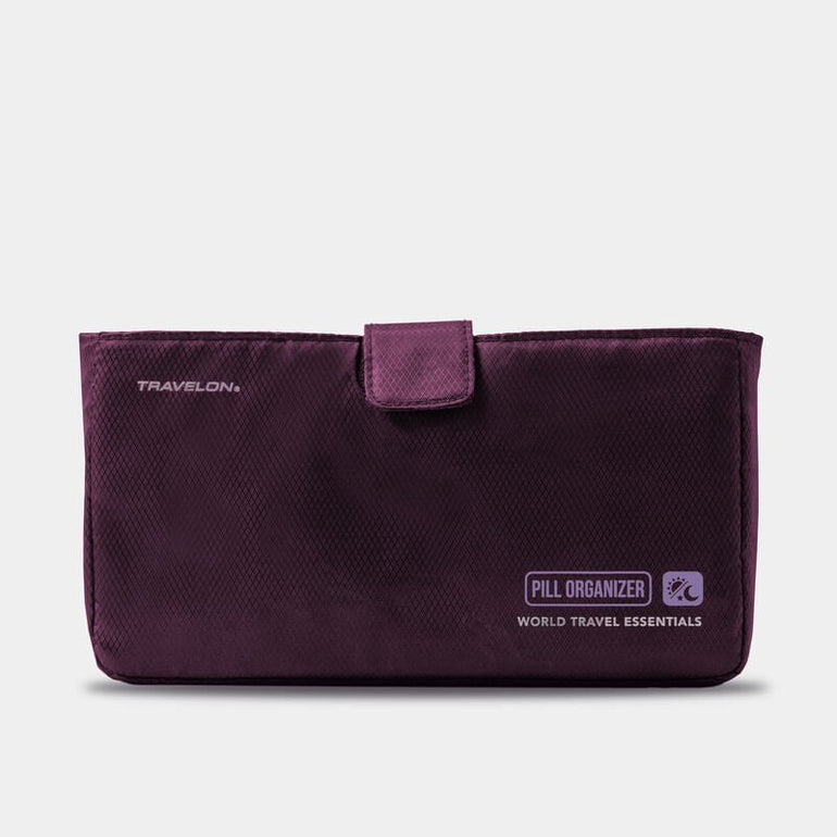 Travelon Travel Accessories Travelon World Travel Essentials 7-Day AM/PM Push Button Pill Case
