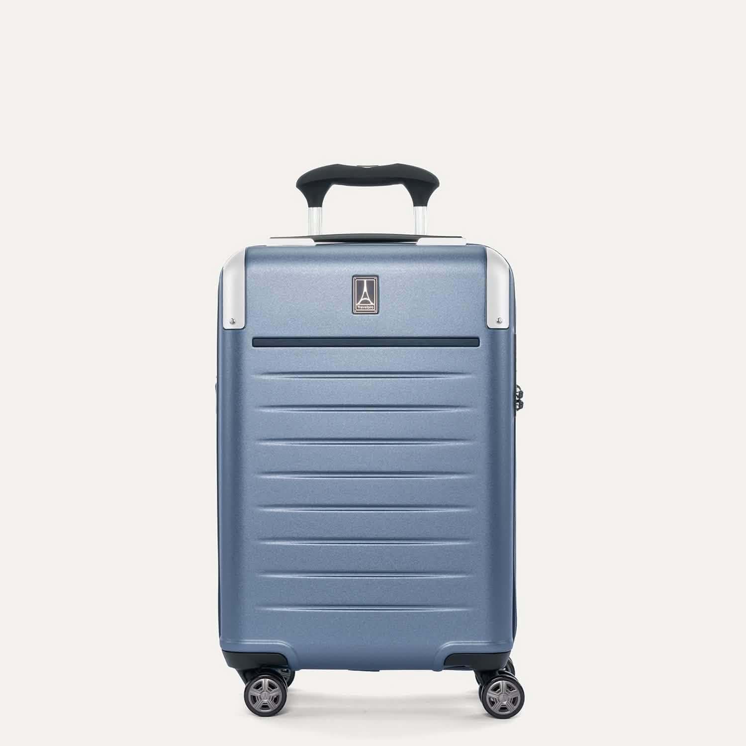 Travelpro Luggage Dark Sky Blue Travelpro Platinum Elite Hardside Spinner Compact Carry-On Luggage