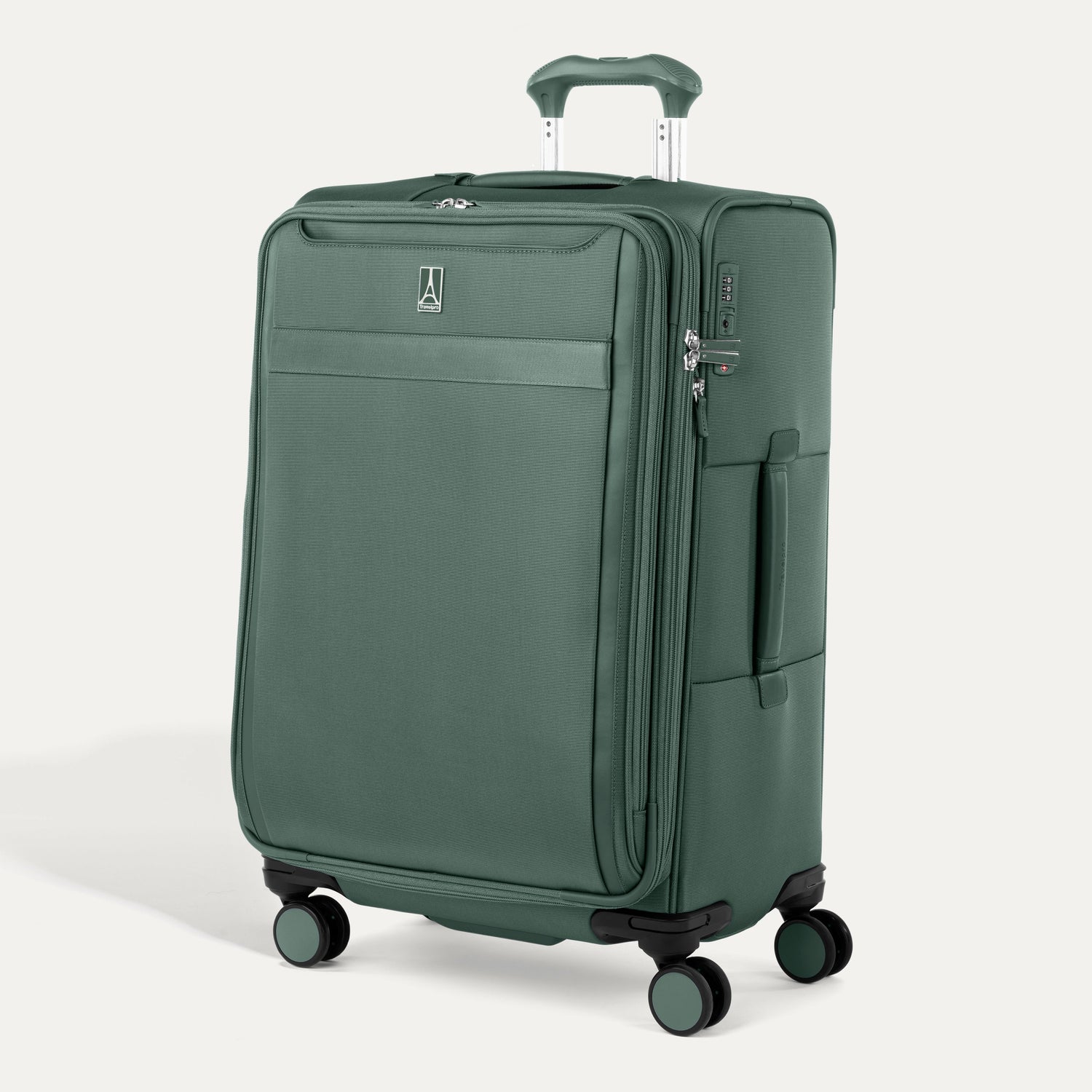 Travelpro Luggage Desert Sage Travelpro VersaPack+ Medium Check-In Expandable Spinner Luggage