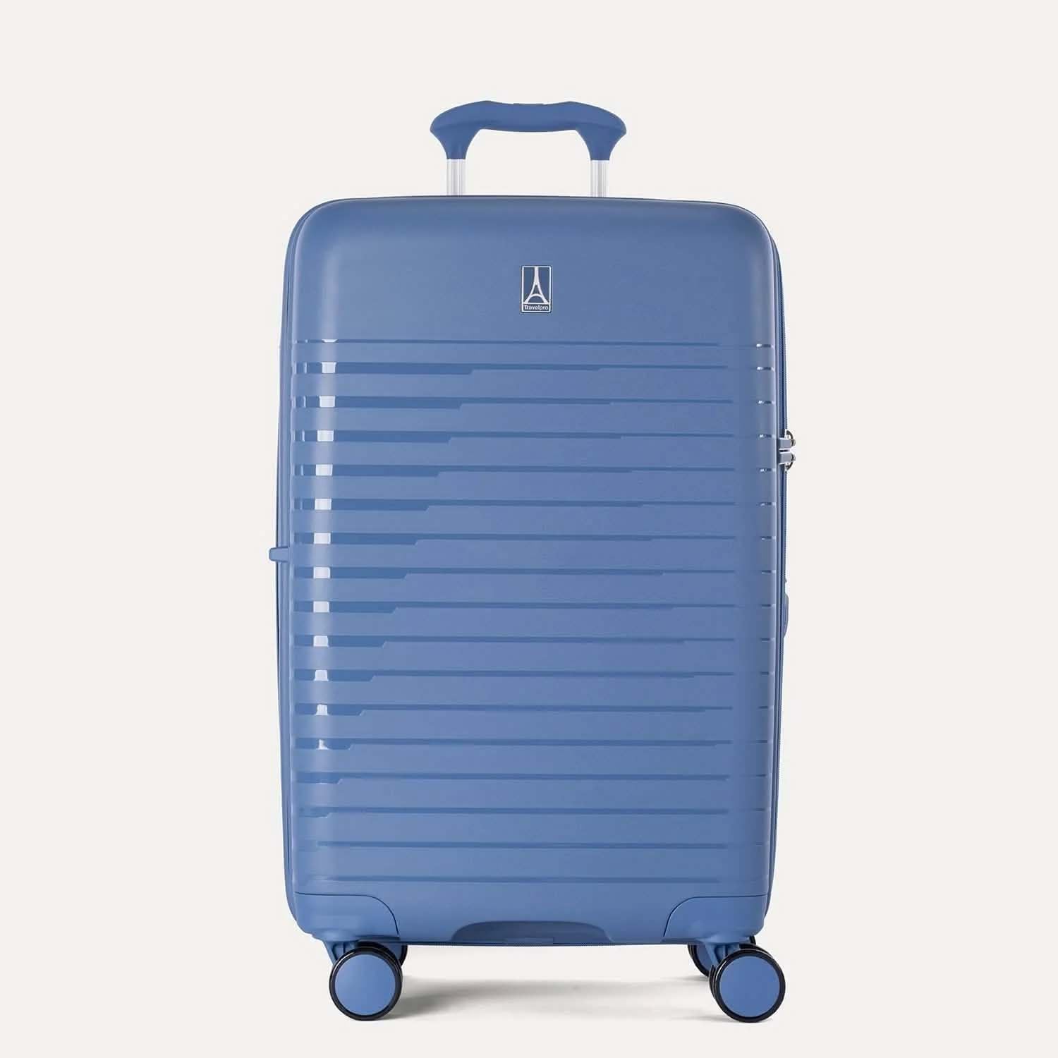 Travelpro Luggage Horizon Blue Travelpro Optima Expandable Check-In Spinner Medium Luggage