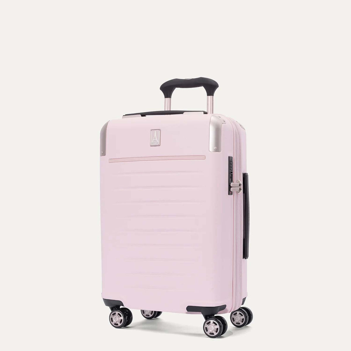 Travelpro Luggage Powder Pink Travelpro Platinum Elite Hardside Spinner Compact Carry-On Luggage