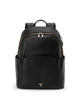 Tumi Backpacks Black/Light Gold Tumi Voyageur Leather Raina Large Backpack