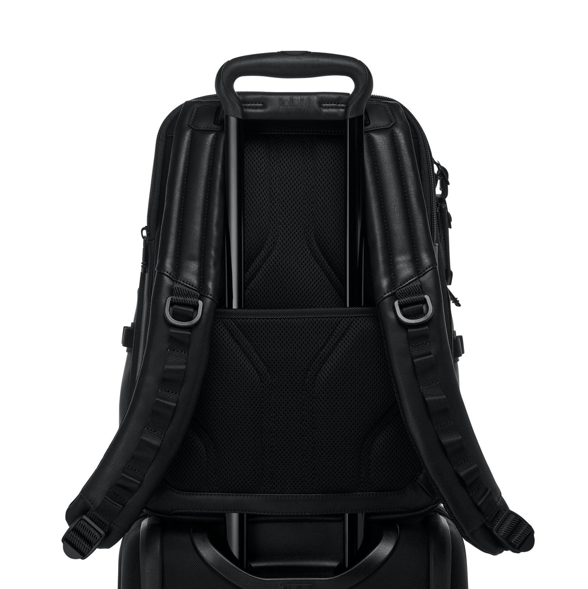 Tumi Backpacks Black Tumi Alpha Bravo Navigation Leather Backpack