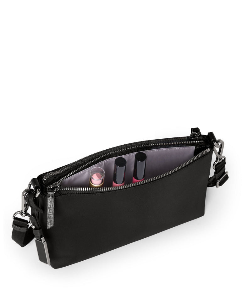 Tumi Cross-Body Bag Black/Gold Tumi Voyageur Adela Crossbody - Black/Gold