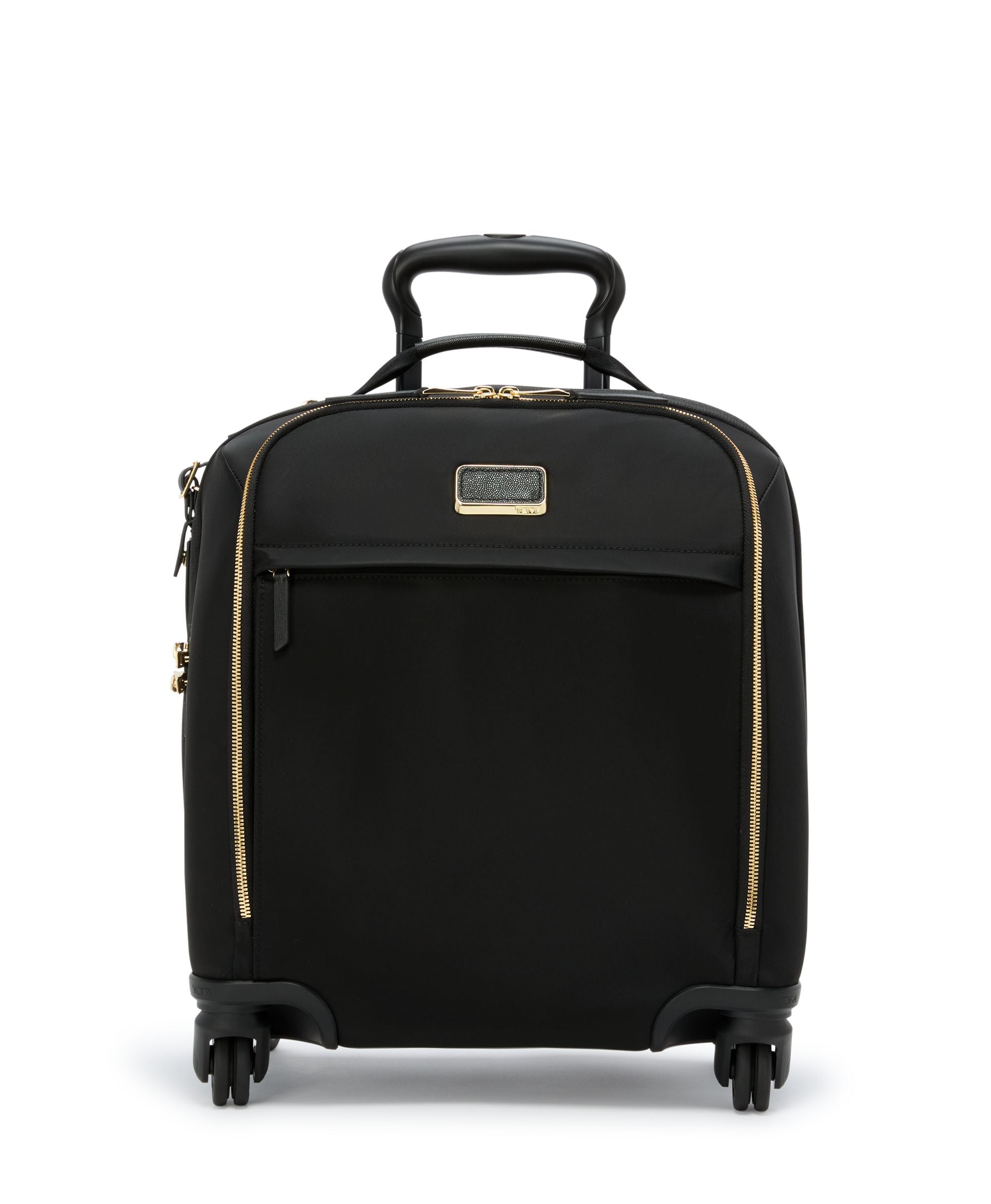 Tumi Luggage Black/Gold Tumi Voyageur Léger Compact Carry-On Luggage
