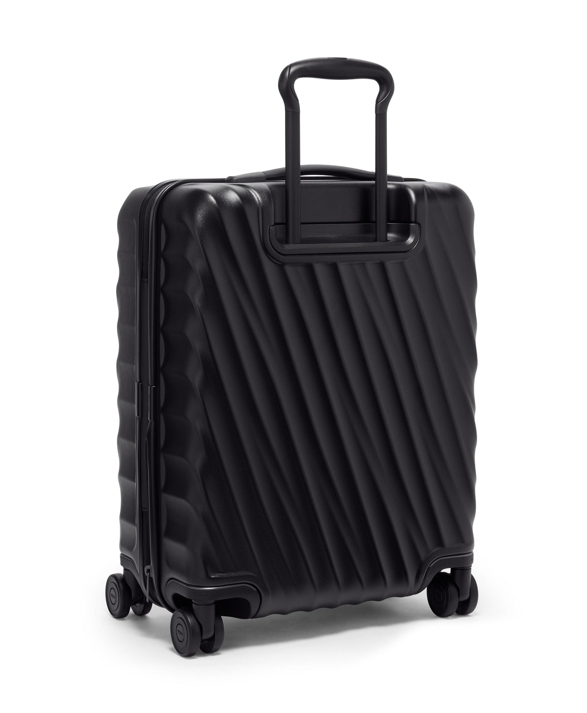 Tumi Luggage Black Textured Tumi 19 Degree Large Expandable Carry-On Luggage