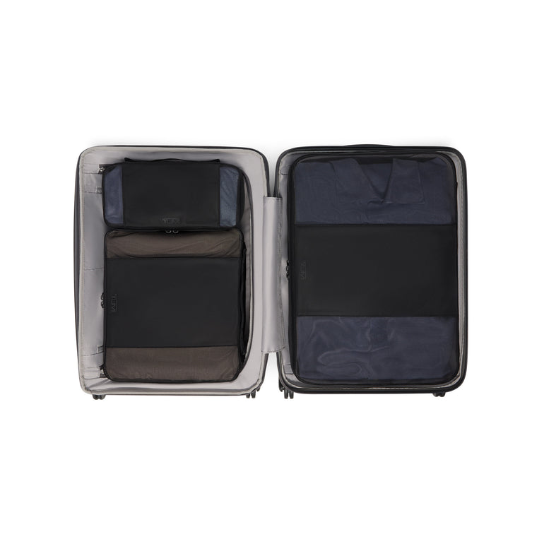 Tumi Luggage Black Textured Tumi Ventra Expandable Carry-On Luggage