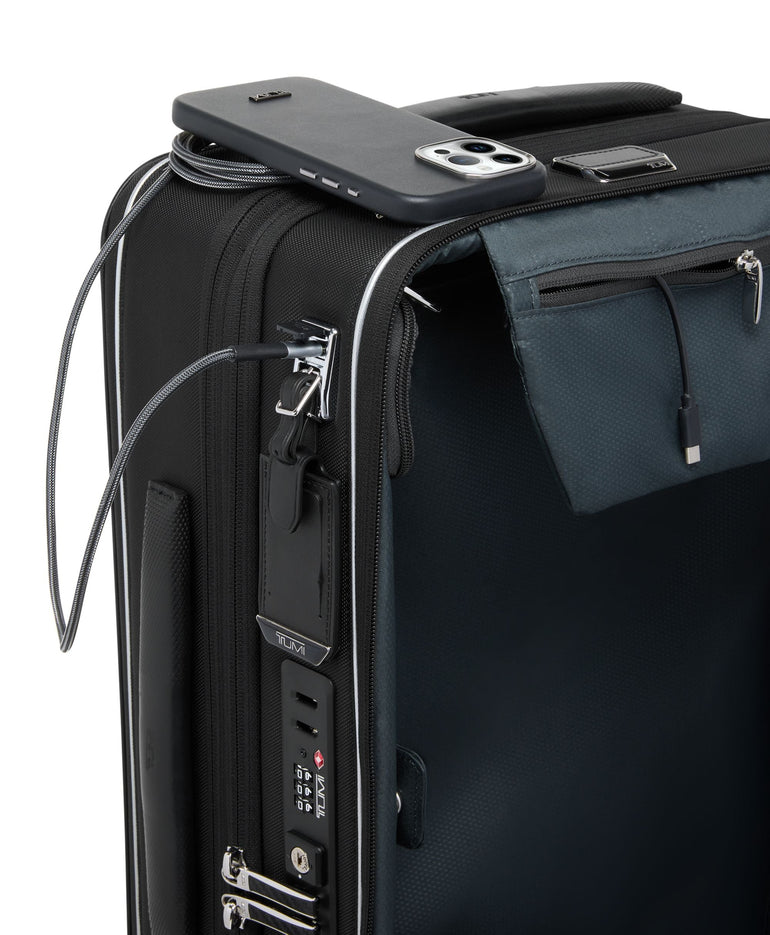 Tumi Luggage Black Tumi Arrivé International Dual Access 4 Wheeled Carry-On Luggage