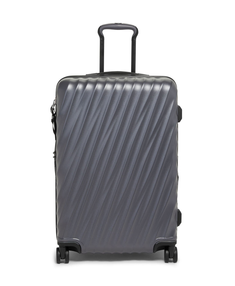 Tumi Luggage Grey Textured Tumi 19 Degree Short Trip Expandable 4 Wheeled Packing Case Medium Luggage - Textured Finish