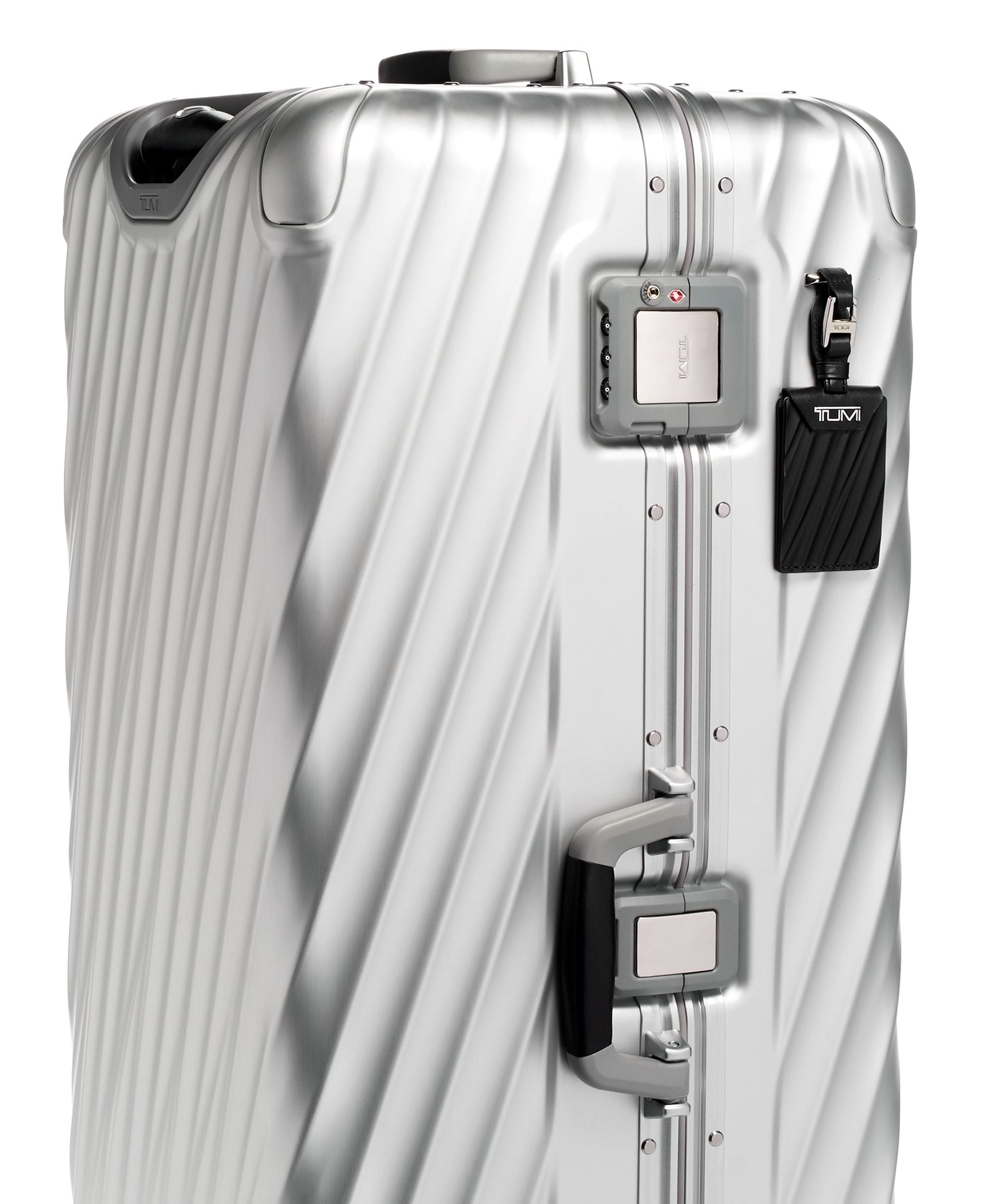 Tumi Luggage Silver Tumi 19 Degree Aluminum Rolling Trunk