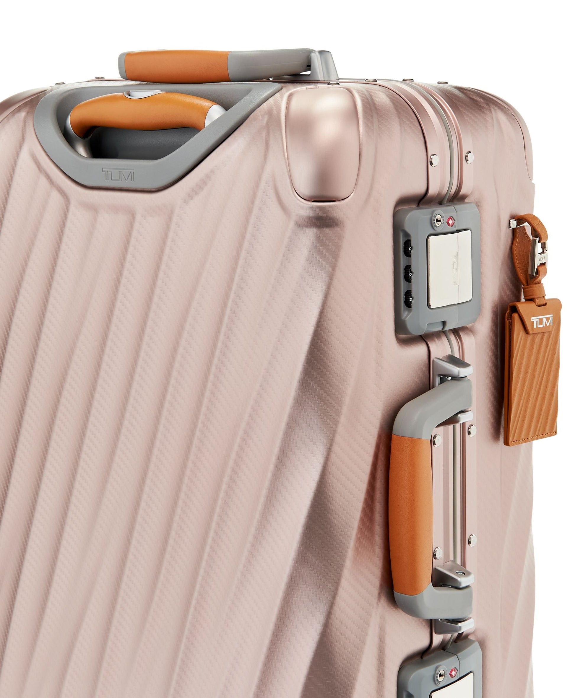 Tumi Luggage Texture Blush Tumi 19 Degree Aluminum International Carry-On