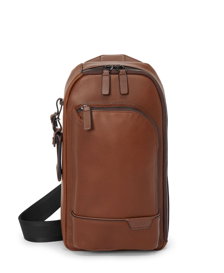 Tumi Sling Bag Cognac Tumi Harrison Gregory Sling - Leather