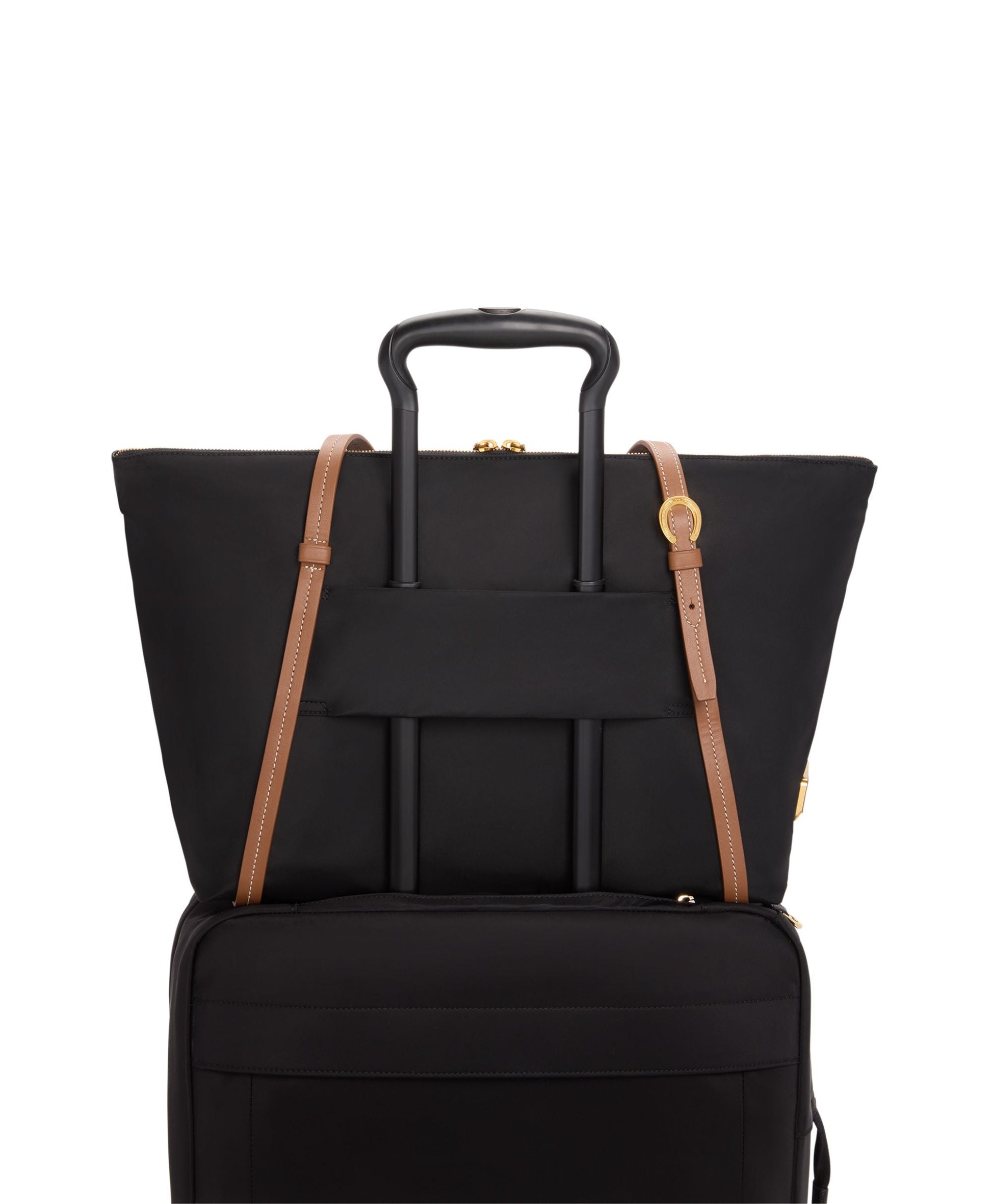 Tumi Tote Bag Black/Bridle Tumi Voyageur Q Tote